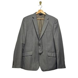 PROFILE BLACK Suit Blazer Coat Gray 42R
